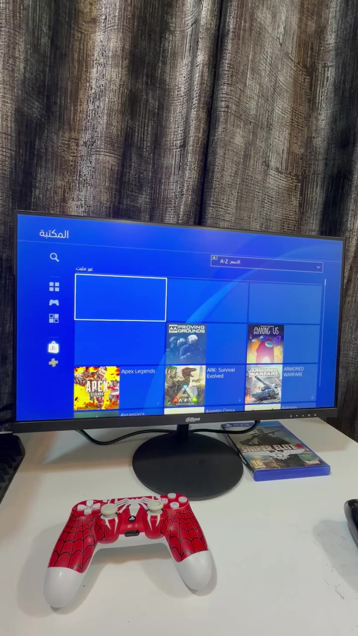 سلام عليكم 
بلي4 برو ( برووو ) مو سلم مساحة الجهاز 1 تيره ( 1000 كيكه ) الجهاز ويا جوستكات 2 وقاعده مال بلي وقاعده مال يدات و 4 اقراص ( فيفا ، سنايبر ، كول اوف ديوتي ، سباق سيارات ) و اكو حساب بالجهاز بي 223 لعبه 🛑 صارف ع الحساب 3 ملايين الله شاهد 
الجهاز ممفتوح سعره 450 وبي مجال 
اكو شاشه 100 هيرتز حجمها 24 استعمال شهر سعرها 150 وبيها مجال 
واكو يوبي اس يطول ساعه تشغيل جديد استعمال ايضاً شهر سعره 100 الف قفل مكاني الشعب شارع الصحه ***********
