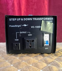 محولة كهربائية اصلية مستعملة 💥💪 PowerBright VC-1500W تحويل مزدوج: يرفع...