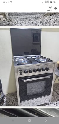 طباخ مستعمل • ٤ عيون • فرن شغال