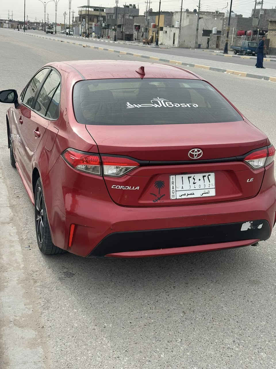 سلام عليكم تيوته كورلا 2020وارد مريكي جاملق وبنيد وبيها طخات بل عراق كير محرك خير من الله ماتخسر عليها اي شي سنه وصير حره وكاله بأسم المشتري مواصفات LE معروفه محرك1800تحكم ستيرن جهتين هند بريك بصمه كشن حضن 
سعر115وقابله لتفاوض تصل واتساب موجود***********
