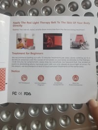 علاج بالضوء الأحمر • حزام علاج • آمن