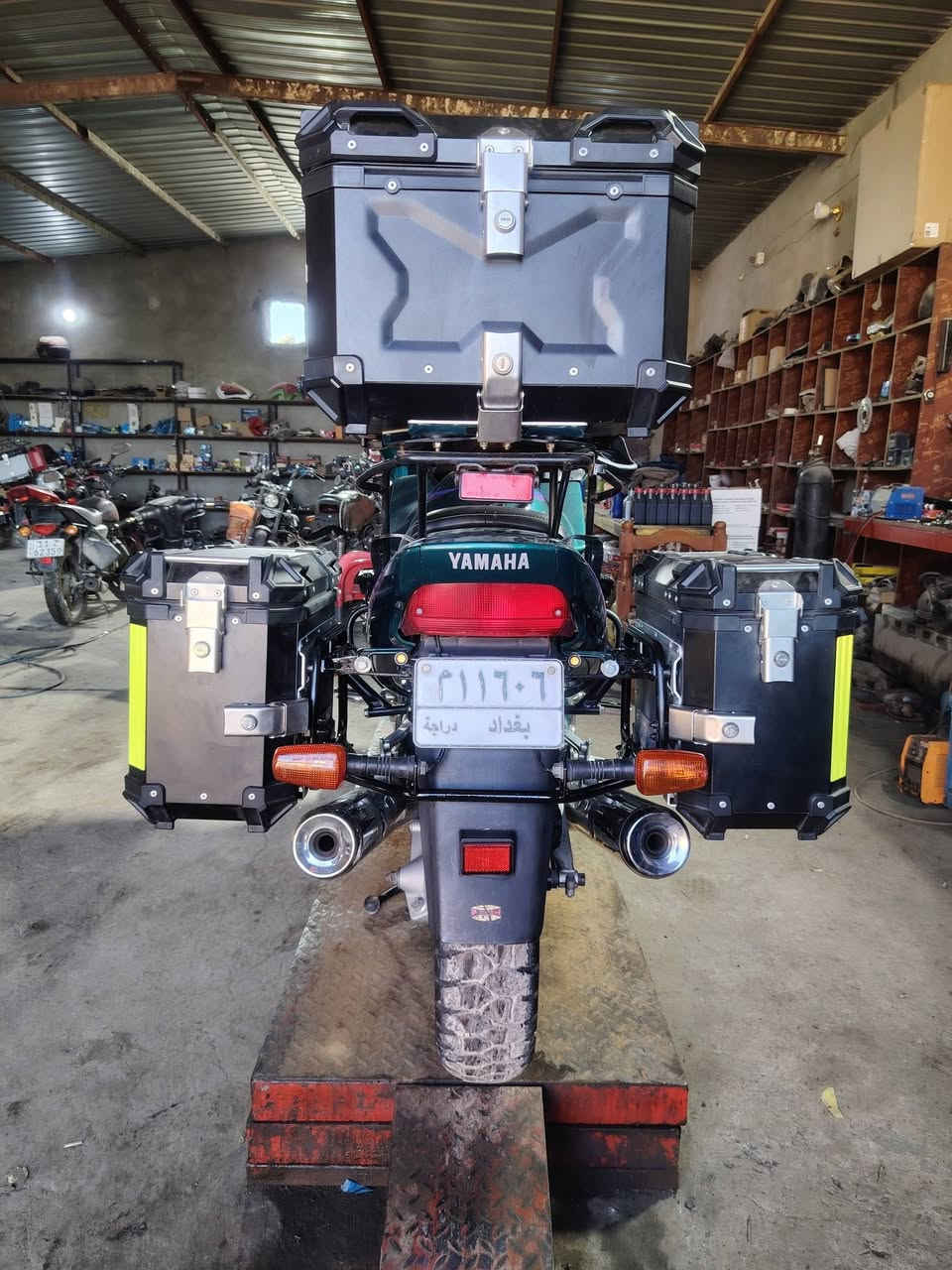 اللهم صلي على محمد وآل محمد الطيبين الطاهرين
عمل اليوم ربط جنط المنيوم ياماها دفرسون 900
اخوكم امين ياماها
بغداد تاجي مصابيح قرب مرور تاجيات ***********
