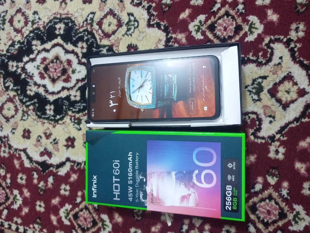 السلام عليكم مبايل للبيع انفنكس هوت 60i ذاكرته ٢٥٦ نضافه فول 100% ملحقاته كامله السعر ١٧٥ وبي مجال بسيط العنوان كربلاء حي العسكري العابد للاستفسار خاص او على الرقم ***********
