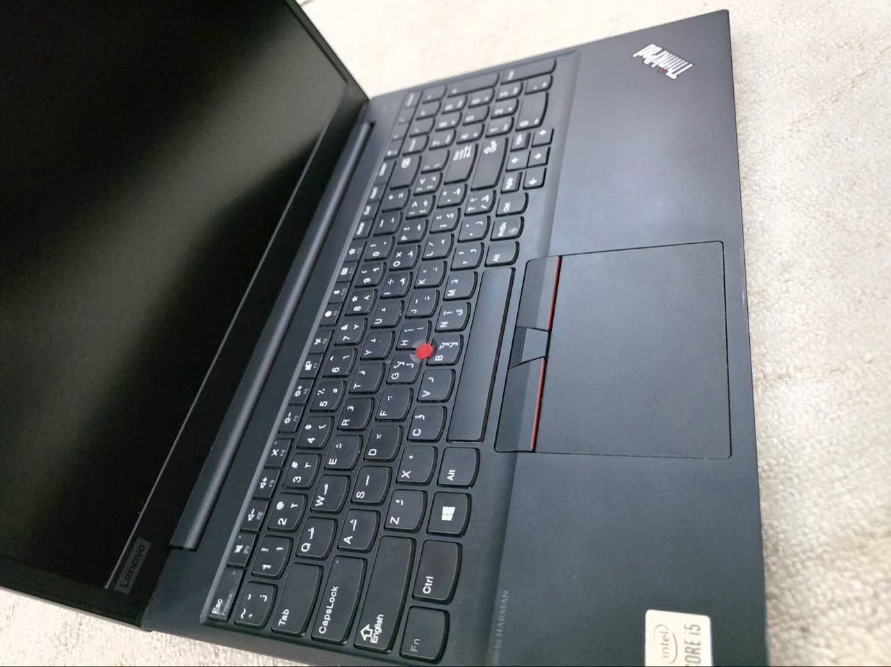 Lenovo thinkpad E15
Cori 5 
Gen 10
Ram 16GB
256GB ssd
2 Ram slot
2 hard slot
Intel&AMD
Slim 
Harman speakers
بۆ گەیمینگ بۆ هەندەسی بۆ هەموو شتێک ماشااللە گونجاوە
قفڵی ٣٧٥ هەزار خوار هەموو بازاڕ سلیمی بیگ فان سپیکەری هارمانە ✅️ شوێن هاردی NVMe هەیە السليمانية, العراق


**إذا كنت صاحب هذا الإعلان وتريد حذفه لأي سبب، رجاءا أرسل رسالة إلى الدعم الفني**