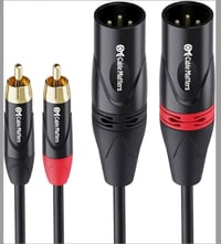 كيبل صوت • 2 RCA 2 XLR • Cable Matters