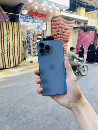 (ايفون 13 برو ماكس)  للبيع المواصفات:  الذاكره/256  اللون/ سمائي  النظ...