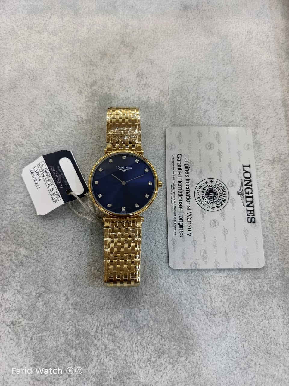 لونجين …. Longines 
الحركه : كوارتز 
المواصفات : 
وارد اوربي بكامل المواصفات السويسريه
جام زفير .. طلاء ثابت 
ماكنه .. سويسريه 
القطر : 40 m 
السعر : 145 الف بعد التخفيضات 
التواصل : خاص ماسنجر
او … واتساب *********** 

#البصراوي 
#للساعات
#اختيارك 
# الامثل
