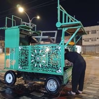 عربانة استعراض • ٨-١٠ سماعات • حديد ثقيل