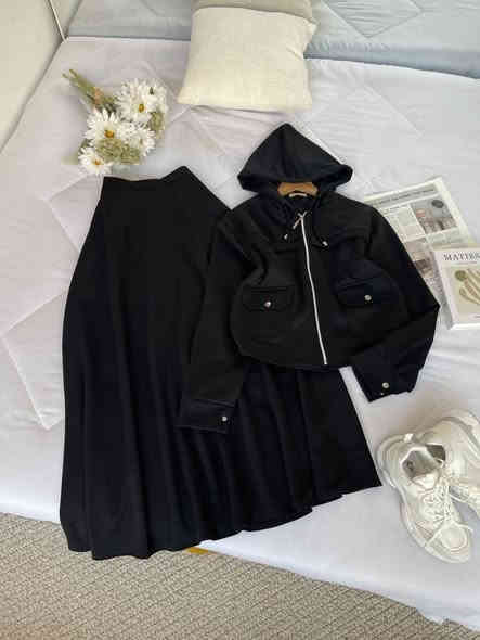 طقم قطعتين جميل    😍
الأستفسار آكتر واتساب ‭0787 592 8266‬
تنوره كلوش + جاكيت 
 
 نوع الخامه دالگچ سفنجيه 

حيل نازك بل لبس 👌🏻

القياسات يلبس 👇🏻
38 40 42 44 46 48
 
السعر خاص😍
