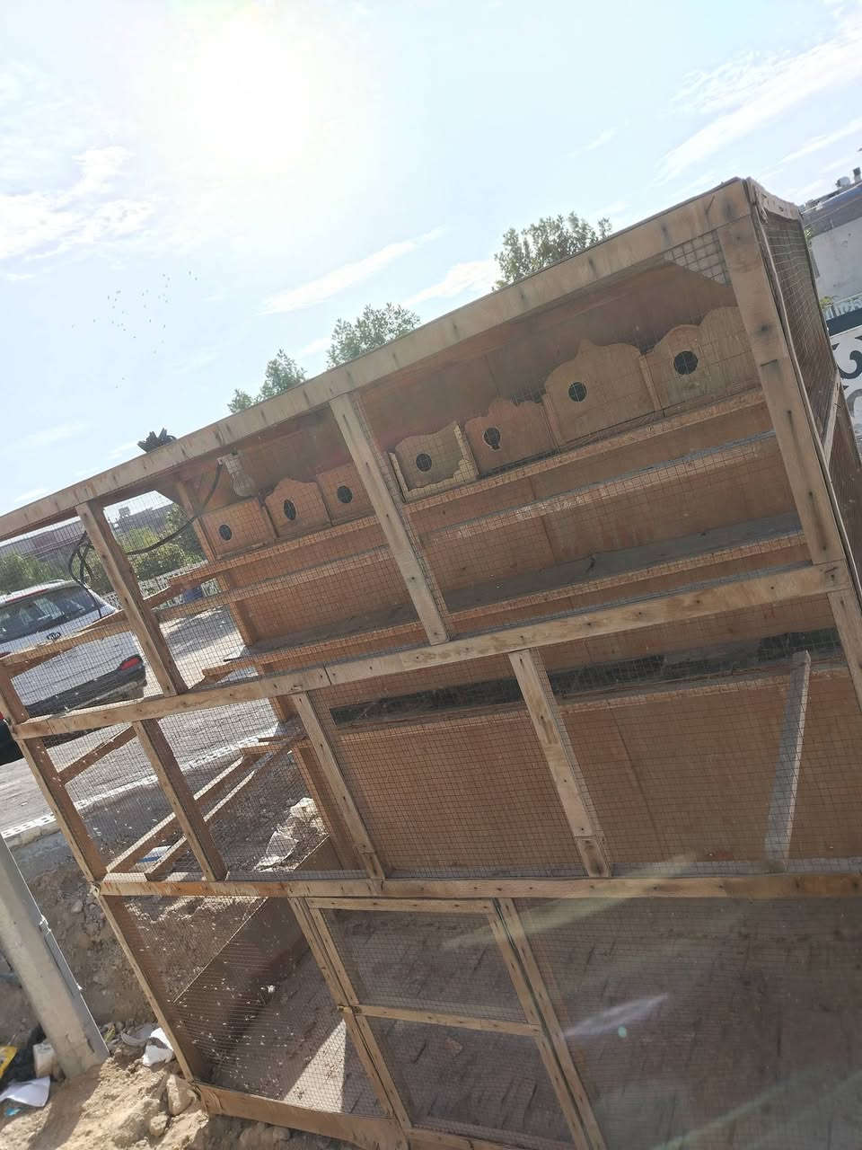 متاح #قفص للبيع خشب وسيم تكمه الارضيه بلاويد
#قياسته
لارتفاع مترين}}              ويا 7 قاصات +كلوب حراري  
العرض مترين}}             واير اربع أمتار قفص تكمه
والنزال متر}}                   #لسعر100 
مكاني فلوجه شهداء قرب ابو نسوره
*********** بي وتساب 
***********
