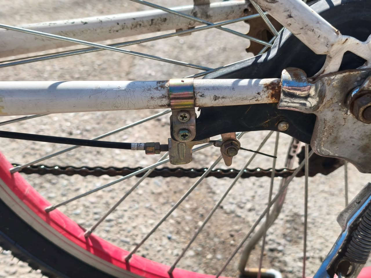 السلام عليكم
بايسكل للبيع في منطقة الدورة 
حي الصحة قرب جامع أبي الحسنين
بايسكل بناتي حجم 26 
تاير عريض بريكات شغاله
باسكل نضيف متوسط
السعر 85 و بي مجال 
للتواصل***********
