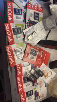 رام سان ديسك ١٢٨ • رام شاومي ١ تيرا • فلاش HP ٢ تيرا