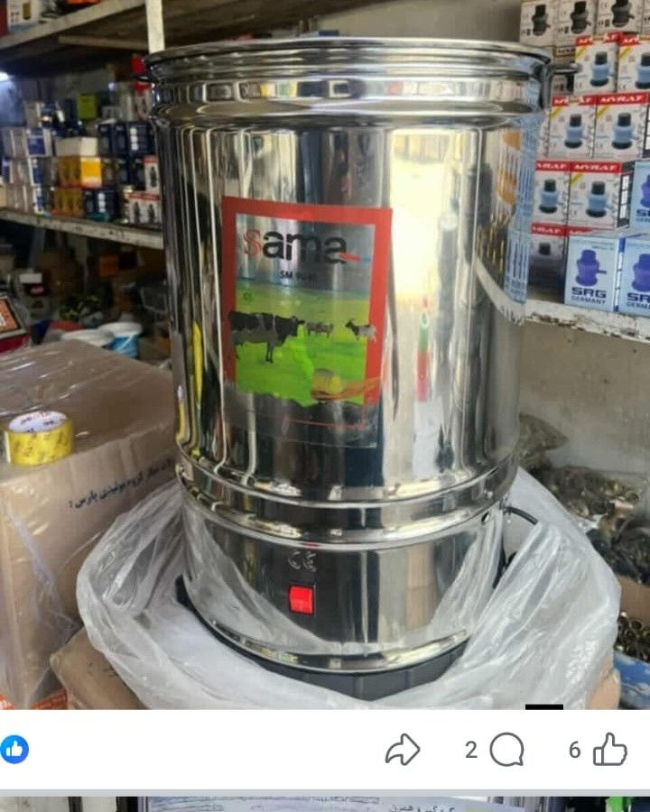 عروضنا تهز الكاع وفرنالكم خضاضة حليب كهربائية 👌👌👌👌
لاستخراج الزبد والدهن الحر

خضاضة تركي المنشأ الأصلي 

كاسر الأمواج مع ضمان سنه من

 تاريخ الشراء ⚡⚡⚡ملف نحاس شرط 100 ٪شرط تركي
حجم 40 لتر
-------------------------------
________________________________
صيني المنشأ ثقيل وماطور ملف نحاس شرط 💯

     ⚡⚡⚡⚡فافون لماع
 
حجم 13 لتر
حجم 20 لتر.
----------------------------------
___________________________________
خضاضة حليب ستيل ثقيل ماطور ملف نحاس

 شرط⚡⚡⚡ 100 ٪ إيراني المنشأ 
حجم 20 لتر 
حجم 30 لتر
حجم 40 لتر
حجم 60 لتر 

وبأسعار تنافسية مع السوق 💪💪💪
توصيل مجاني لكل محافظات العراق 🚚🚚🚚🚚
للحجز والاستفسار مراسلة الصفحة أو مراسلتنا واتس اب*********** 📲📲📲📲
غيرنا كثير ومثلنا نادر 💪👍💯🫵
