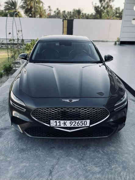 ⚜️للبيع جينيسز G70 موديل 2023⚜️
المواصفات : 

⚜️گشنات كهرباء جلد 
⚜️ تبريد قطعتين 
⚜️اشارة ترحيب 
⚜️تشغيل عن بعد 
⚜️اوتو هولد 
⚜️اوضاع القياده 5 سبورت - سبورت بلاس - أيكو - سمارت - مخصص )
⚜️نقاط عمياء 
⚜️تحكم  مع شفتات 
⚜️مُحرك السياره  أربعة سلندر : 2.0 AWD تيربو گير 8 سرعات - 252 حصان
⚜️نظام تحذير مغادرة المسار. 
⚜️نظام المساعدة في الحفاظ على المسار. 
⚜️نظام المساعدة في تجنب الاصطدام الأمامي. رادار 
⚜️نظام تثبيت السرعة التكيفي. 
⚜️زجاج عازل صوت وحراره 
⚜️شاشه 12.3 بوصة  
⚜️فور ويل إطار السياره ١٩ 
 🔺الضرر : بنيد فقط وگصيته من امريكا مطابق للكود واللون يعني بسونار يطلع فتح بنيد فقط والباقي كفاله 
  
🔹السعر 220
🔹للأستفسار : ***********
