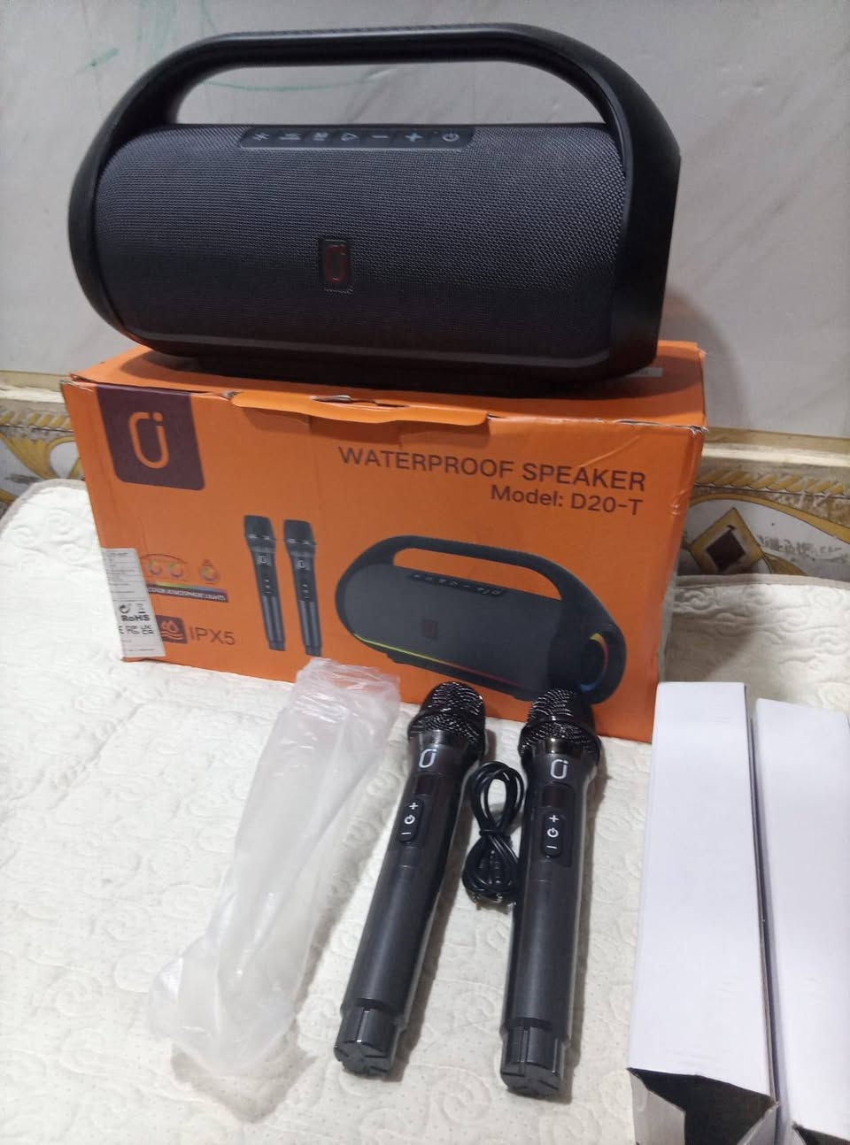 سبيكر بهذا الجمال حجم كبير مع مايكات اثنين على سعر ابيع


**إذا كنت صاحب هذا الإعلان وتريد حذفه لأي سبب، رجاءا أرسل رسالة إلى الدعم الفني**