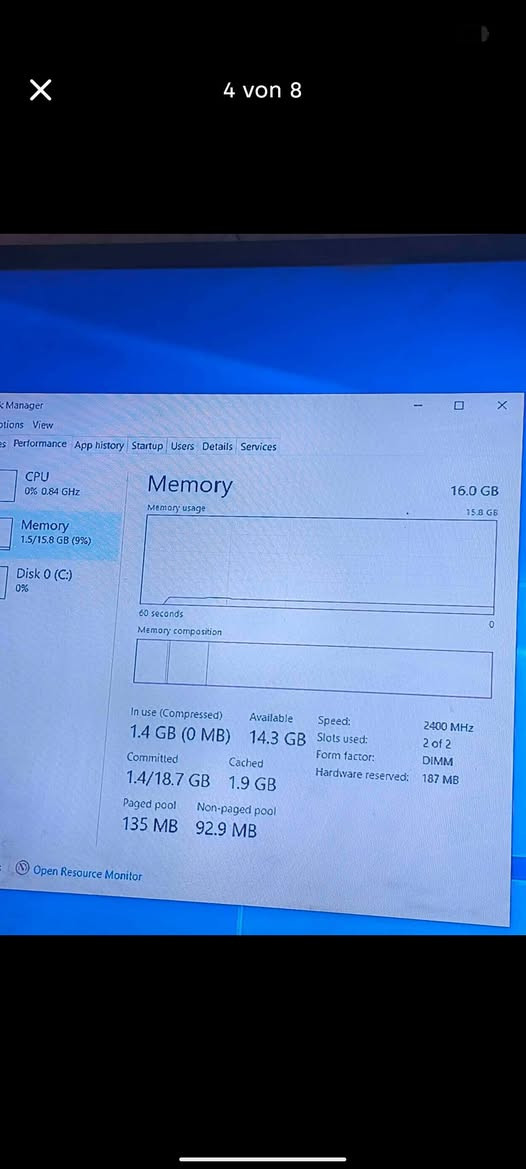السلام عليكم بي سي كيمنك للبيع المواصفات بالصور RTX4060 سعر 850 الف الرقم *********** بي واتساب
