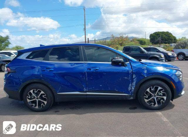 🚗 KIA Sportage 2025
💰 السعر: ‏١٣٩ US$

🚢 السيارة تصل إلى الميناء مع التصليح بالسعر المنشور وغير مدفوعة الكمرك

📋 المواصفات:
🚘 نوع الهيكل: Utility
🚙 الموديل: Sportage
🏷️ الفئة: EX
🔧 المحرك: 2.5L, 4 cyl., 187HP
⛽ نوع الوقود: بنزين
⚙️ ناقل الحركة: أوتوماتيك
🛞 نظام الدفع: FWD
🎨 اللون الخارجي: أزرق
🛣️ المسافة المقطوعة: 196 miles
💥 الأضرار: Left جانبي / -
🔑 المفاتيح: نعم
📆 تاريخ البيع: 2025-10-14
🆔 الشاصي (VIN): 5XYK33DF0SG254143
🔢 رقم اللوت: 0-42564899

📞 للاستفسار والحجز واتساب: +9647838304504
📅 تاريخ النشر: ١‏/٧‏/٢٠٢٦
🔗 رابط السيارة: https://car4i.com/cars/ff1c27ce-8e1e-4c94-a132-0382ba2c0245 https://car4i.com/cars/ff1c27ce-8e1e-4c94-a132-0382ba2c0245
