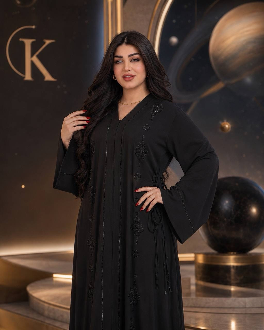 فخامة الأسود الملكي بأقوى عرض من لانجري الكواكب! ✨🖤
شاهدي دقة التصميم والتطريز الكريستالي الفاخر 
🔥 الـعـرض الـخـاص:
 السعر: 35 ألف بدلاً من 65 ألف!
 القياسات: 
38 | 40 | 42 | 44 | 46
 التوصيل: مـجـانـي 🚚
📥 للحجز: راسلي الصفحة فوراً أو اتصلي على: 📞 ***********
📍 العنوان: الكوت - شارع الهورة - مجمع الساعة
