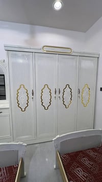 غرفة 4 باب • دولاب MDF • سرير زان مصري