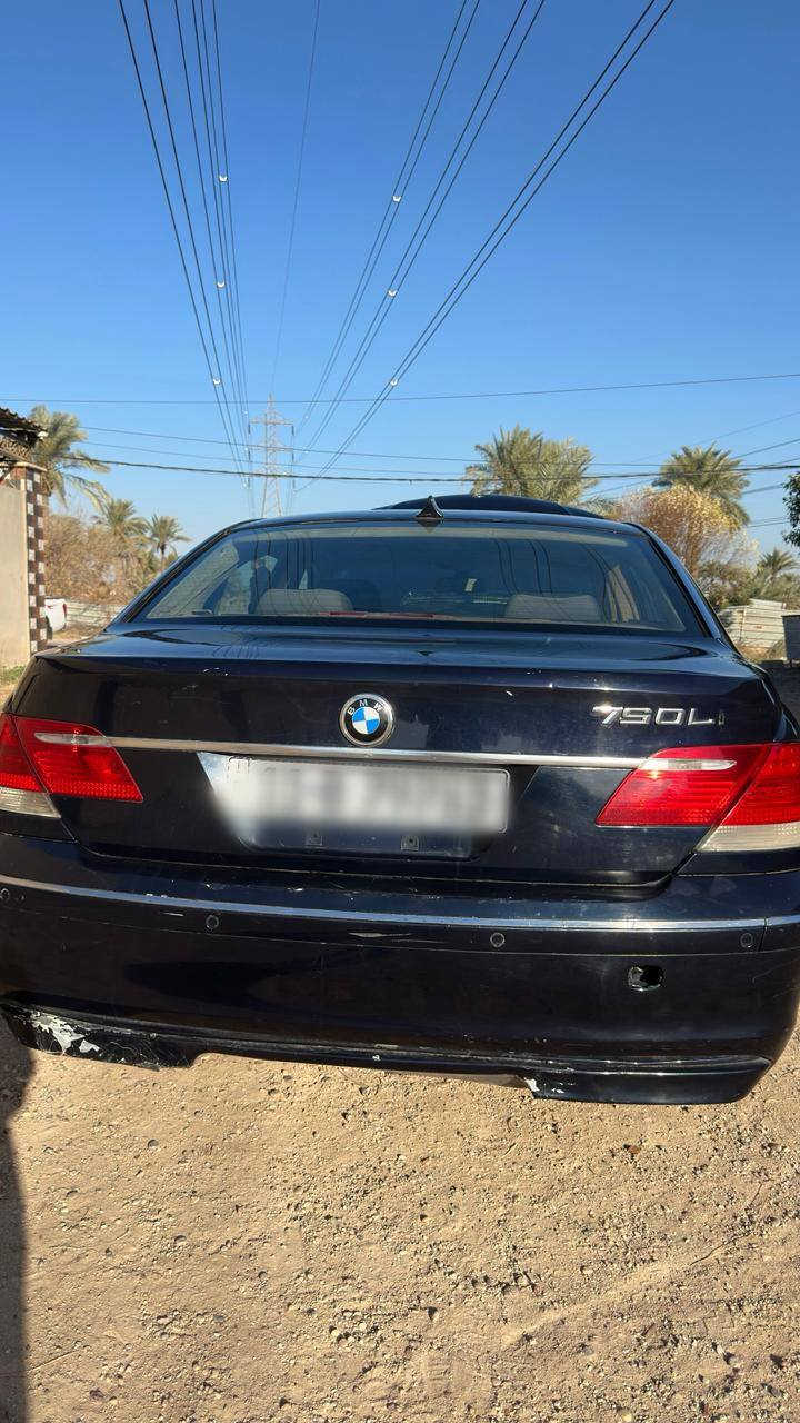 السلام عليكم BMW  750 Li موديل 2008 طويله رئاسي رقم دولي. بغداد باسمي تحويل ثاني يوم سعر 105  الاتصال  ***********  مكان بغداد
