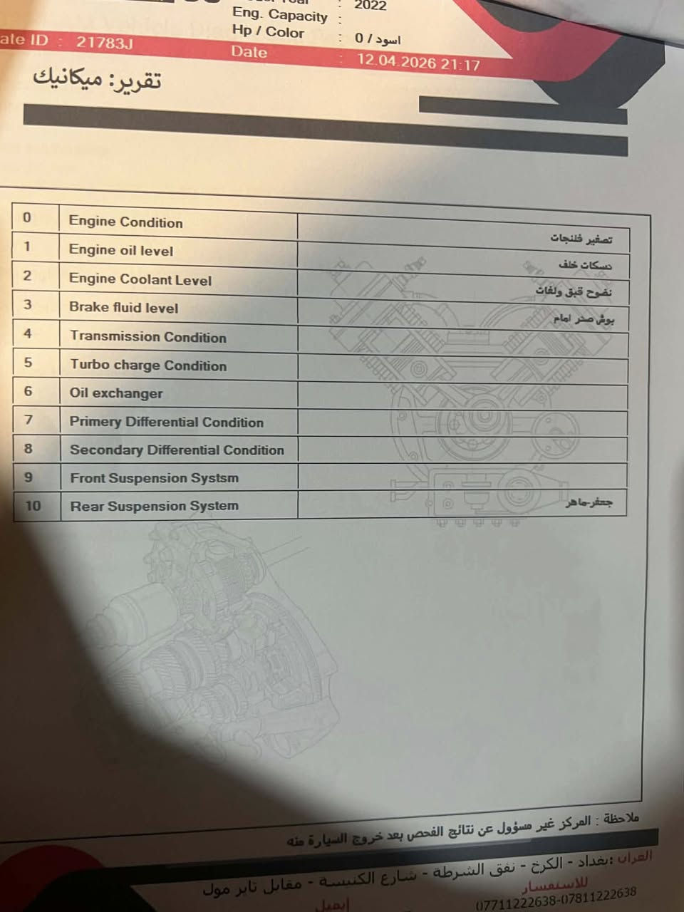 السلام عليكم
رام كلاسك 22
بيها شاصي 
وبارد بالجاملغ  الايمين حك شبر 
حساس خلفي 
الباقي كفالة 
وارد كندي 
سعر 225$ مجال بسيط 
***********
