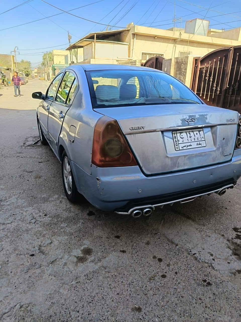 Chery A5 2011 النظافة كما في الصورة
2000 محرك

كير جديد 

حديدية 80%

سيارة نظيفة 

سعر 47 $ وبيها مجال بسيط 

للاتصال بمالك السيارة ***********
