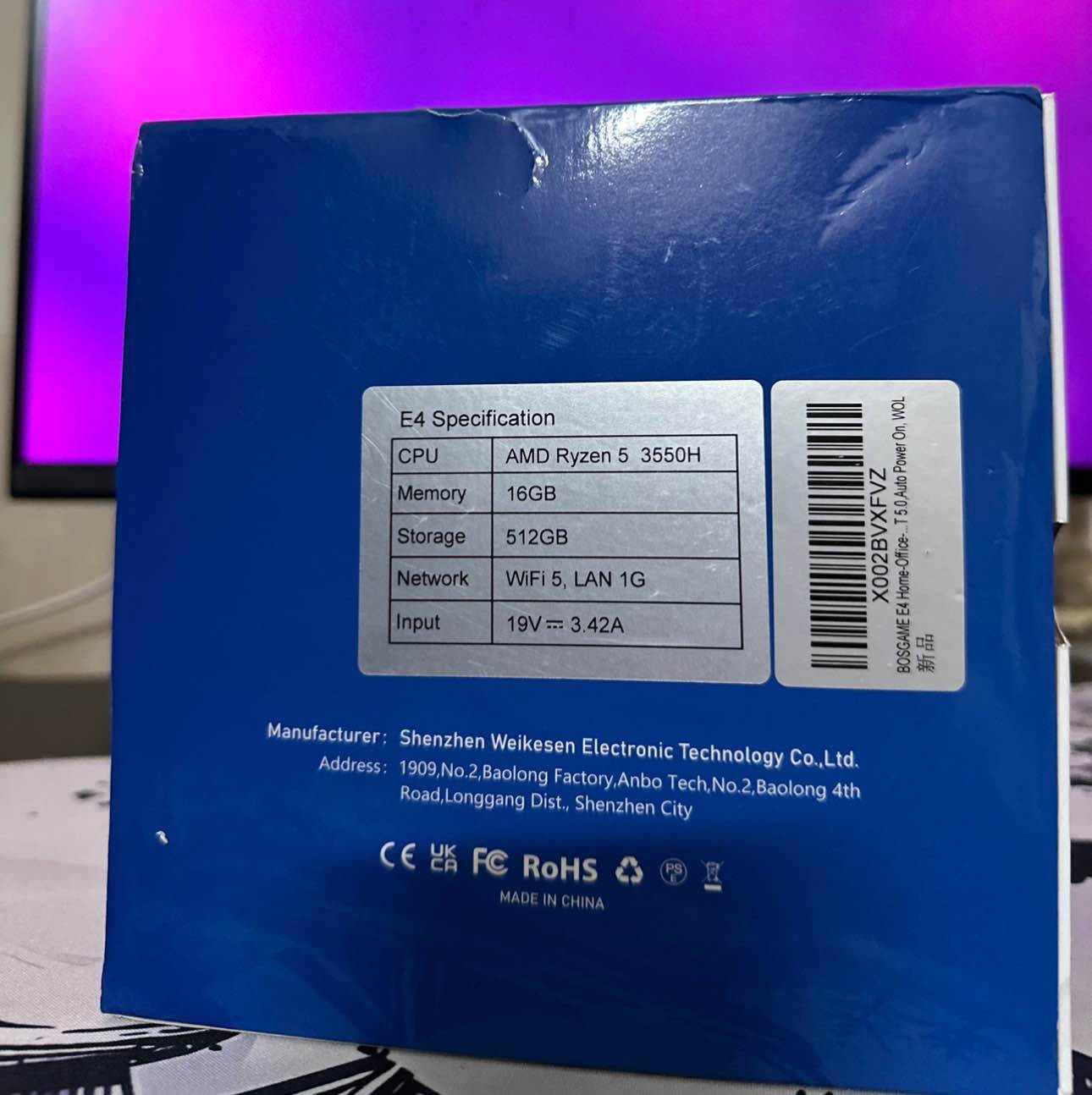 Compact budget mini PC powered by AMD Ryzen 5 3550H, designed for everyday tasks like office work, browsing, streaming, and light multitasking with fast SSD storage and stable performance.

Key Features:

* Ryzen 5 3550H (4 cores, 8 threads)
* 16GB DDR4 RAM
* 512GB NVMe SSD
* WiFi 5 + Bluetooth
* Dual LAN ports
* Multiple display outputs
* Compact and low-power design

Delivery: 30 AED delivery all over UAE الشارقة, الإمارات العربية المتحدة


**إذا كنت صاحب هذا الإعلان وتريد حذفه لأي سبب، رجاءا أرسل رسالة إلى الدعم الفني**