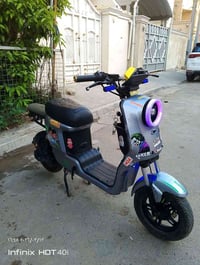 دراجة شحن • بطاريات جديدة • نضيفه