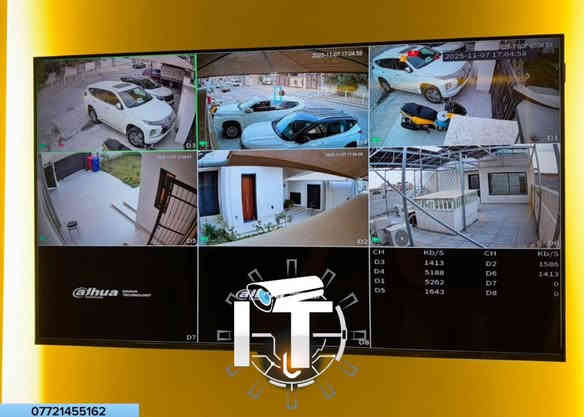 بعض اعمالنا للكامرات والستلايت -IT
تم الانتهاء من تنصيب احدى المنازل ب 6 كاميرات 
4ميجا نضام IP من شركة #Dahua
وتم نصب شاشات عدد 5 
وتم تنصيب منظومة ملت سويج من شركة #morrell 
#الموقع/ بغداد /البنوك 
#دقة في العمل 
#الاتقان في التنفيذ 
للأتصال ***********
