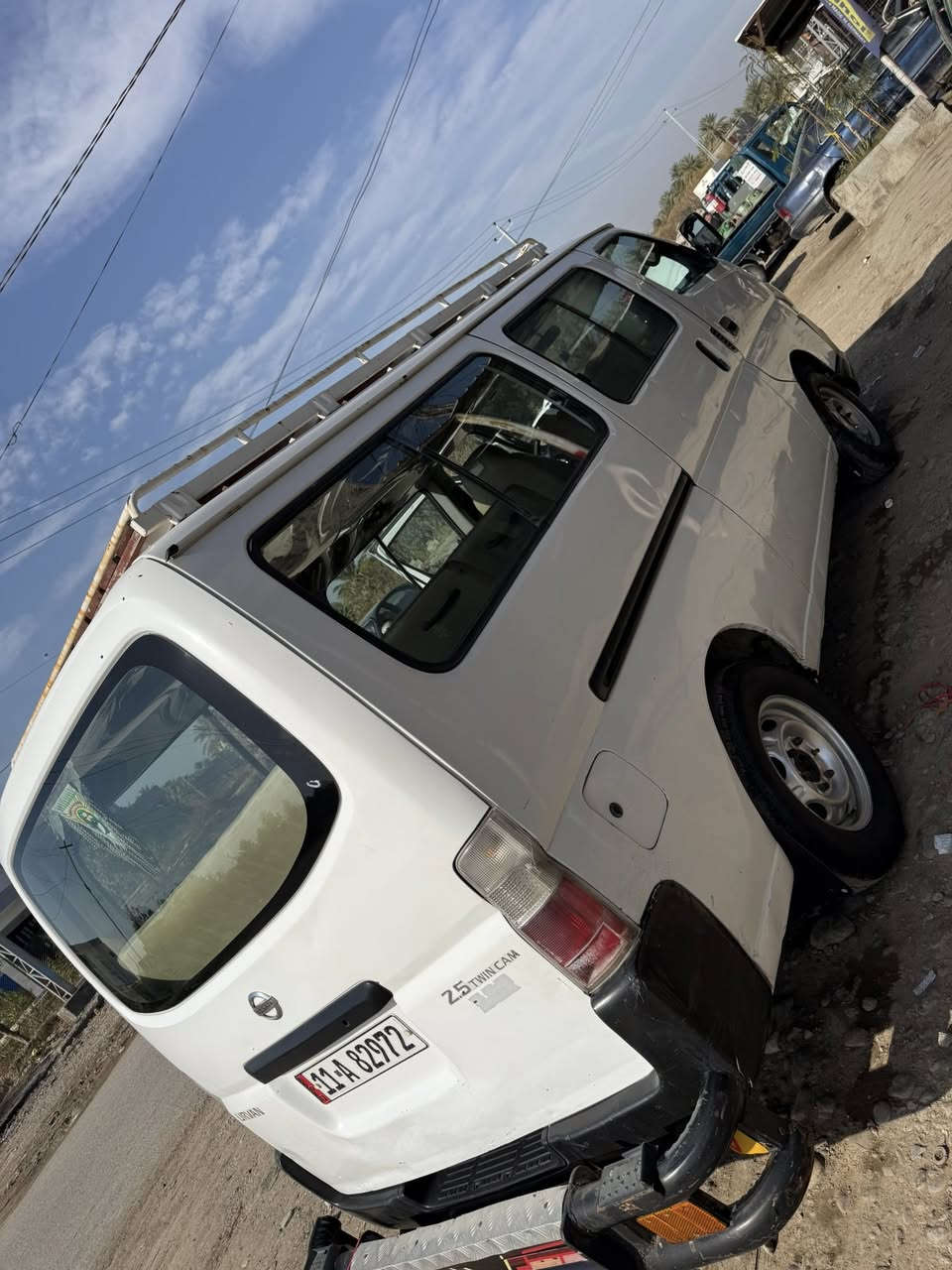 نيسان اورفان موديل 2008مكينه كير اكسل خير من الله رقم بغداد نكليزي ماني ديالى شهربان ***********
