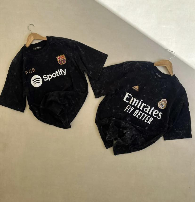 بدي أنديه مغسول ريال وبرشلونة والعراق هاف الشعار تطريز
للاستفسار واتساب:***********
قياس
 S M L XL XXL

الشد ١٠ قطع ب٨٠  ألف
