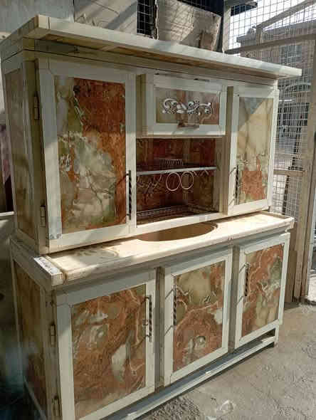 كاونتر قياس مترين ونص مع سنك مرمر قياس متر ونص للبيع واتساب *********** نجف
