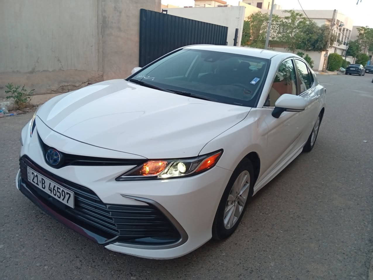 تويوتا كامري
موديل 2022
السعر  210
السياره مرقمه أربيل 
هايبرد 
مواصفات LE
الضرر نصف الباب الخلفي صبغ وهلال الجاملغ الخلفي 
السياره بدون اربكاك كل الارباكات سليمه 
صور الحادث ورقم الشاصي مرفقه مع الصور 
السياره موجوده في كركوك 
***********
