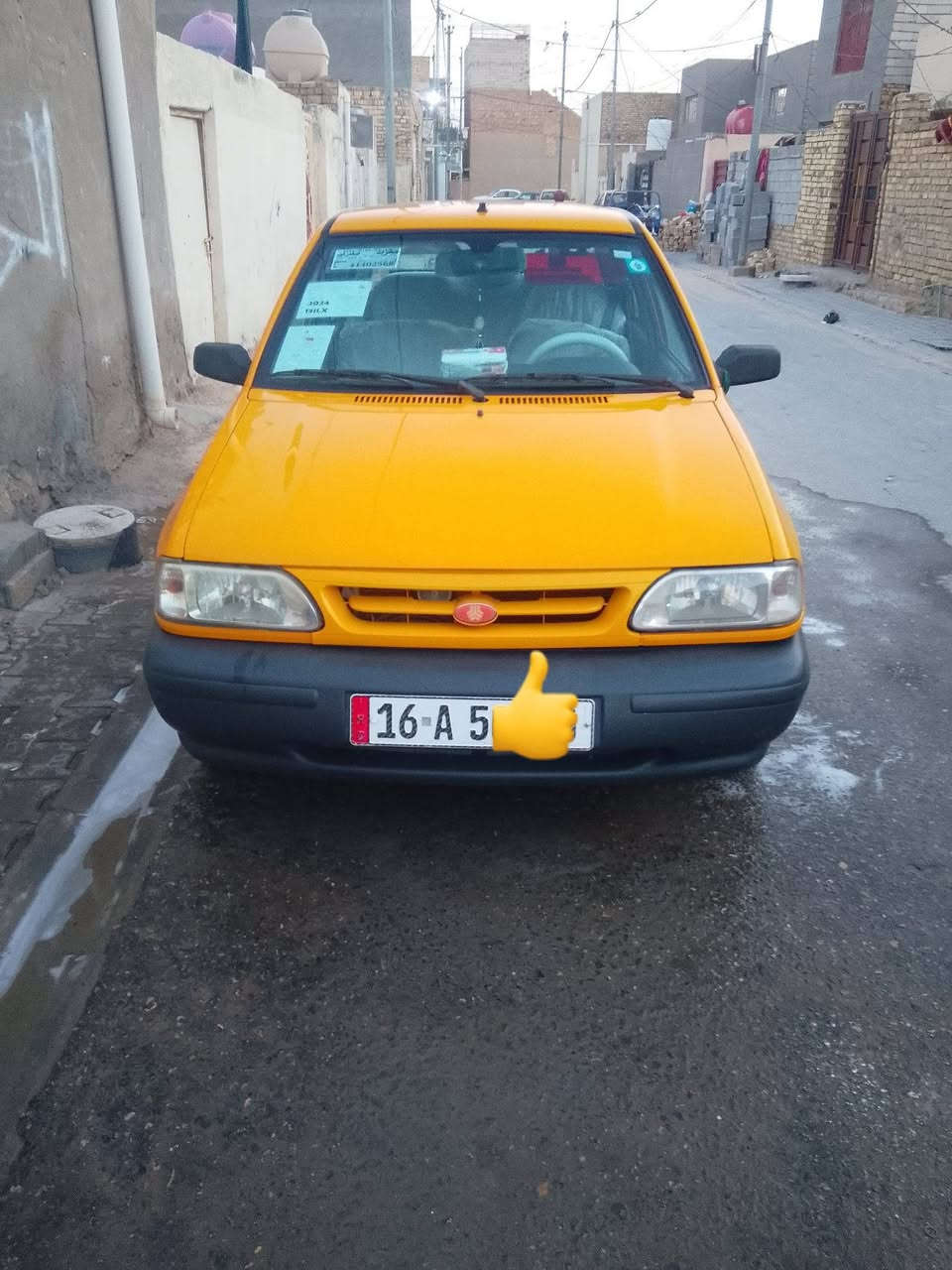 السلام عليكم سايبا موديل 24  بيها جاملغ امامي شبر تقريبأ والباقي كفاله غاز بانزين مدوشمه كشنات + ارضيه + تكمه + جنطه سياره جاهزه ماناقصها برغي مال جناي تخم تايرات حداديه جديدة تبريد ثلج  ماشيه 96الف باقي التفاصيل اتصل ***********
