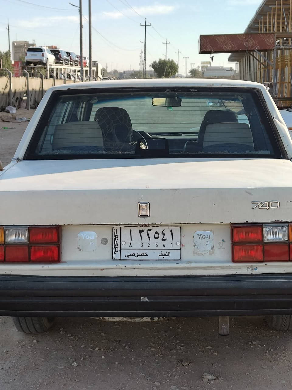 سلام عليكم
فولفو 740   العنوان /النجف الاشرف 
كير ومكينه مكفولات  رقم النجف/ مداور الثاني يوم 
 السعر /25 وبيه مجال قليل كلش
الاستفسار /‏‪0784 403 9085‬‏
