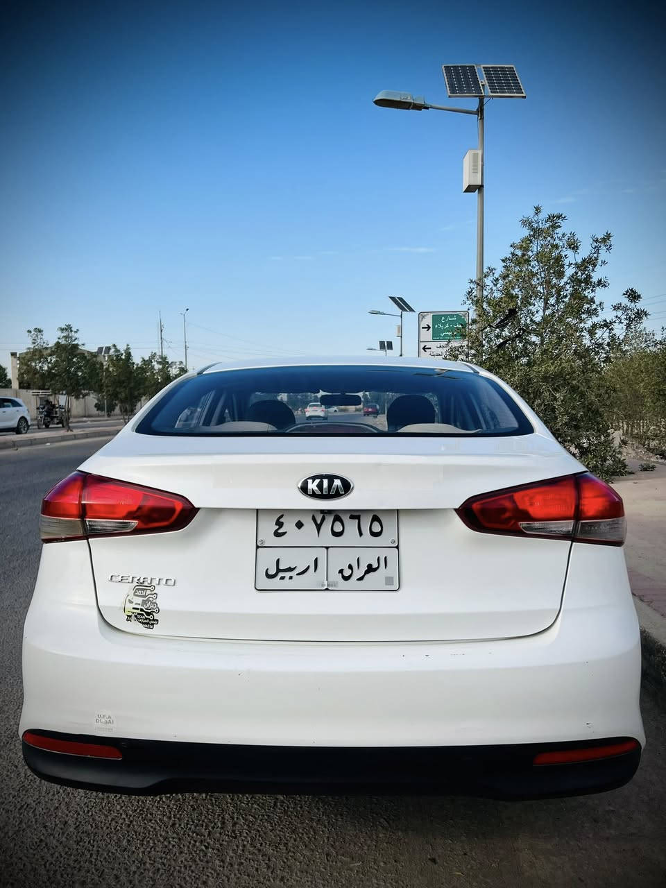 كيه سيراتو موديل 2017 رقم اربيل وارد خليجي مكفوله من الضربه والتبديل سياره مكينه 1600 شرط ما مفتوحه مكينه وكير وحداديه وتبريد مكان سياره نجف سعر 131 مجال قليل رقم ‏***********
