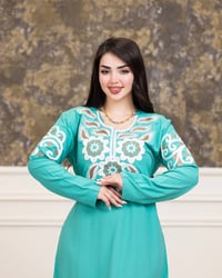 دشداشة نسائي • كشمير مراسي • فري سايز ٣XL