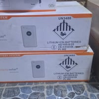 وبركاتة  تم وصول وجبة جديدة من البطاريات نوع فلستي سولر حجم (5KW( 48 V...