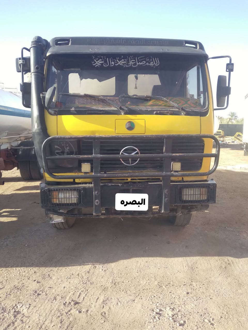 السلام عليكم تنكر البي موديل 75 مكينه محسن 28لاتنقيص ولاتبخير  تخم تاير حداديه جديده العنوان ميسان الاستفسار اتصل ***********

