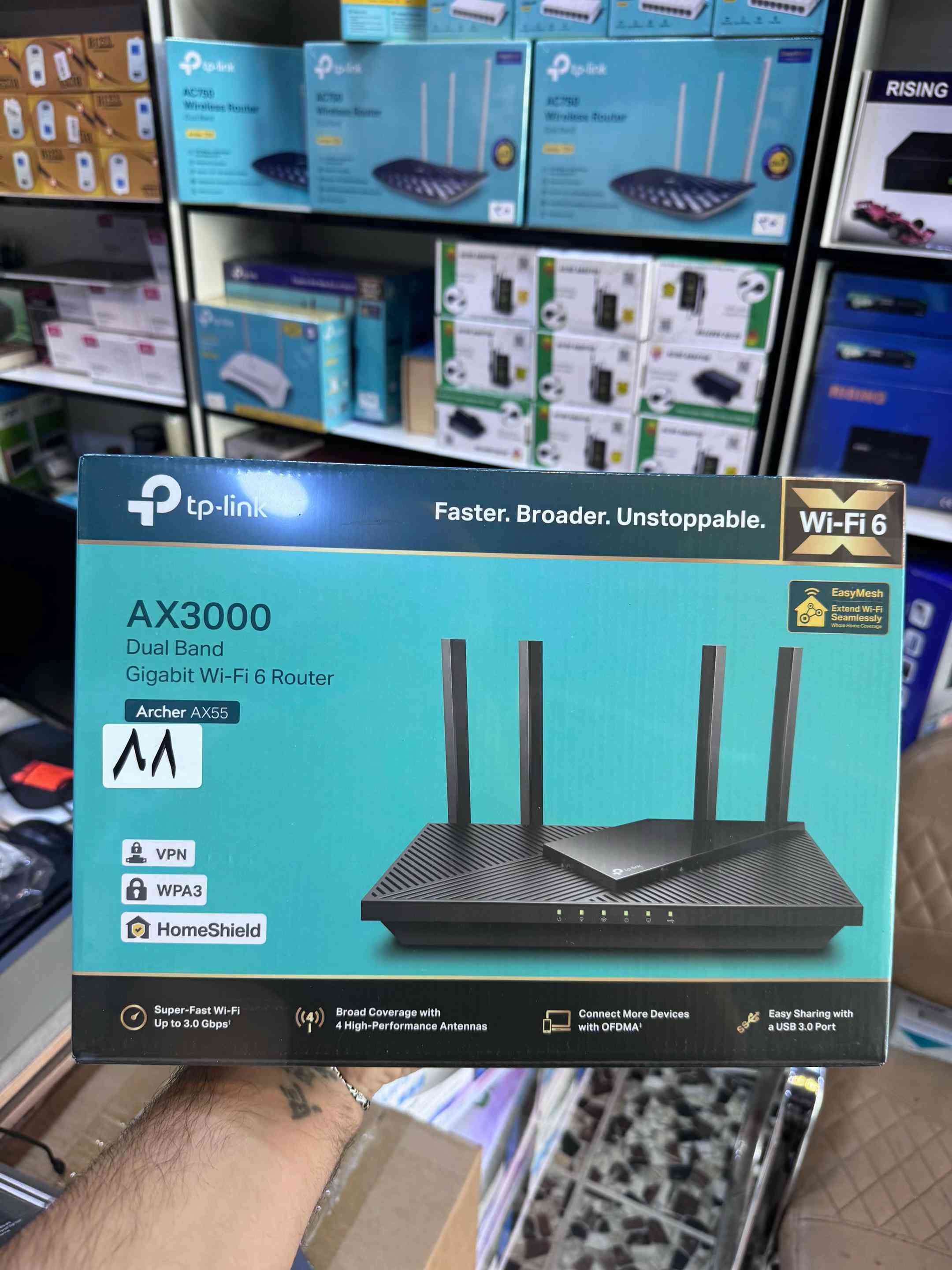 � ودّع ضعف الإنترنت نهائيًا! 🔥 📶 جميع أنواع الراوترات الأصلية متوفرة الآن سواء للبيت، المكتب، الشركة أو الألعاب… عدنا الحل المناسب إلك. ✅ سرعات عالية وثبات ممتاز ✅ راوترات 4G و5G ✅ أفضل الماركات العالمية ✅ أسعار منافسة وضمان ✅ استشارة مجانية لاختيار الراوتر الأنسب لاحتياجك ✅ تدعم سرعات تصل إلى 1Gbps 📞 للطلب والاستفسار: *********** لا تضيع وقتك مع الإنترنت الضعيف… اتصل اليوم وخلك دائمًا متصل بأفضل أداء #TPL#TPLinkr#Mercusysو#راوترو#راوتراتي#واي_فاي#شبكات     
