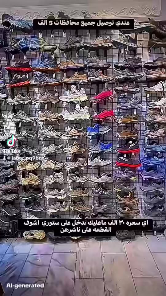 احذيه ( باله ) ماركات عالميه رياضيه نساءيه ولاديه رياضيه بكافت الاحجام موالموديلات 
 بغداد الجديده قرب حلويات الفراشه ‭0772 454 7514‬

