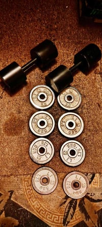 اوزان ١٨ كيلو • زوج دمبل ١٨ • ديوانية حي الجامعة