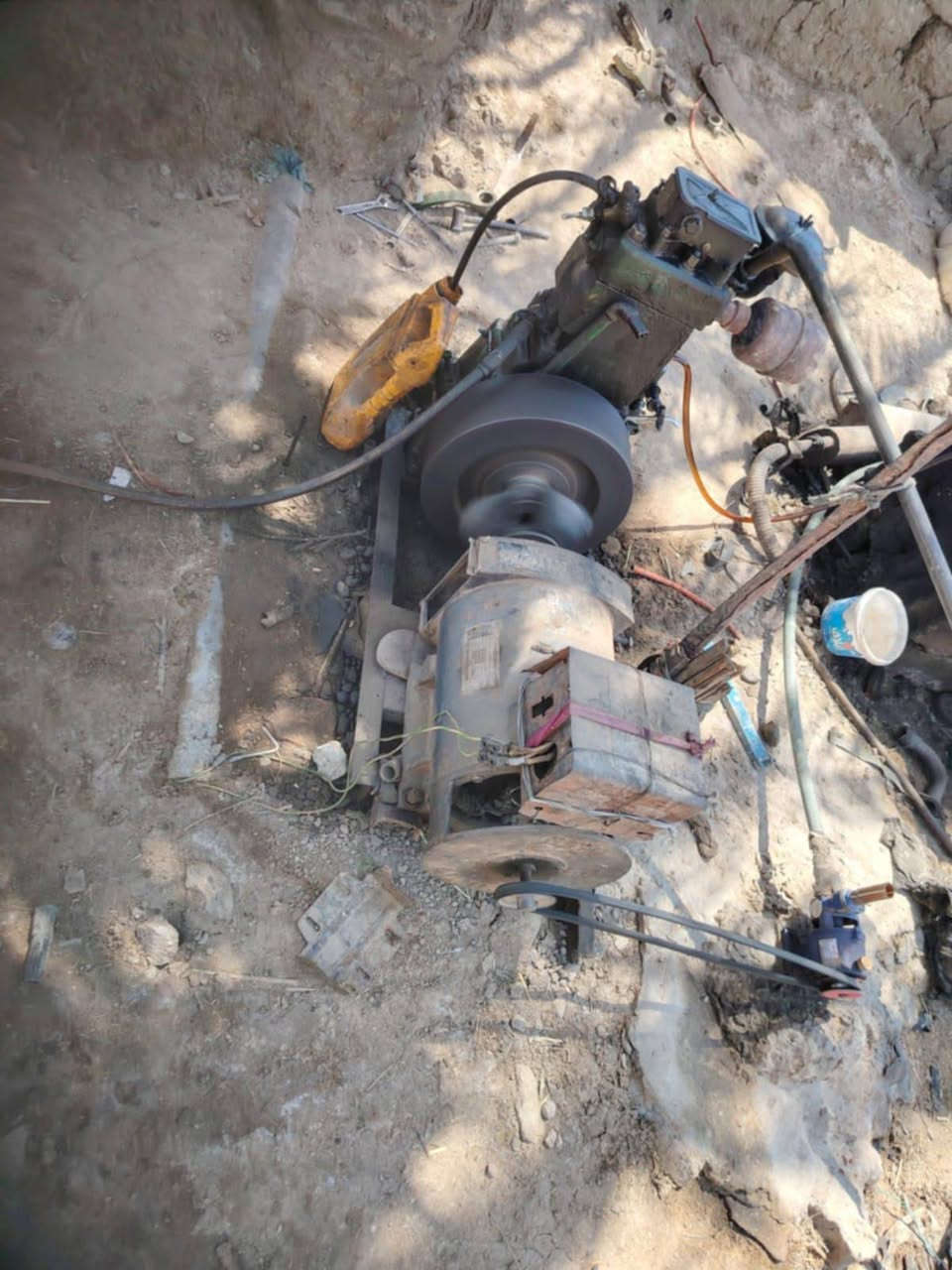 مولد هندي 10 حصان راس توليد 8 كيفي 25 امبير مجفت وجاهز يشتغل اول فره للبيع مع ماطور هندي 10 حصان خنزيره 5 في 6 للبيع
السعر اثنيهن 550 👈‏‪***********‬‏
