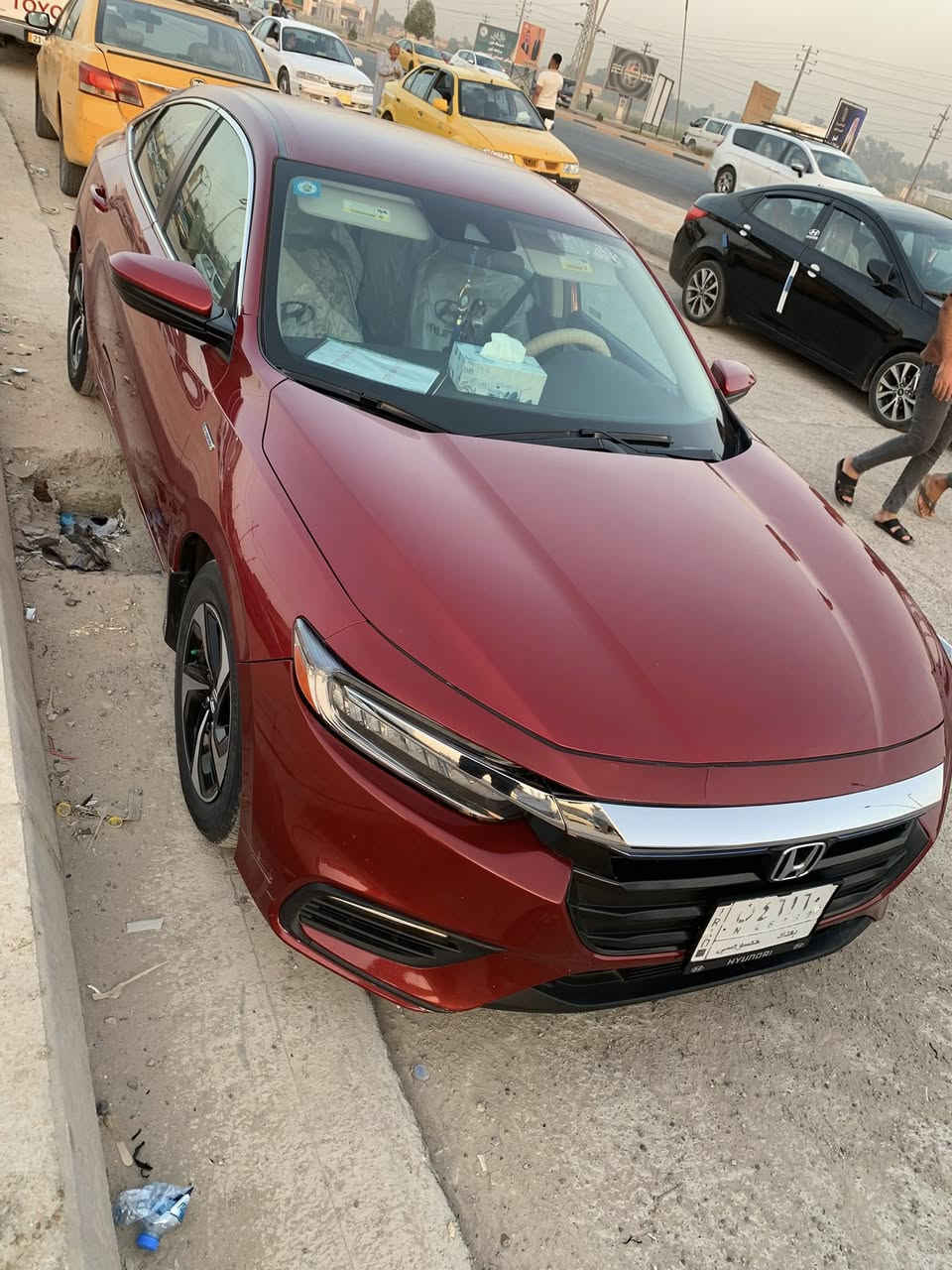 كلين 👈 ياباني
بدون صبغ وتبديل ودواخل فقط بارد بخشم البنيد بلادية 
هوندا انسايت هايبرد  2022‪    ياباني‬
رقم بغداد ماشية 25 الف كيلوا 
وارد امريكي
بصمات عدد   ٢   

المواصفات  :
• مكينه 150‪0 cc هايبرد سبورت رياضي  ‬
• كير اوتوماتيك لمس
• بطارية ليثيوم
• سبورت 
• شاشة كبيرة
• كاميرا خلفية
• حساسات خلفية 
• حساسات امامية 
• كراسي لون ابيض 
• رادار امامي
• مانع تصادم
• محدد مسار
• تصحيح مسار
• كاميرا امامية
• شفتات استيرن
• مثبت سرعة
• مانع انزلاق
• استيرن متحرك
• تحكم فول
• بصمة تشغيل عن بعد 
• بصمة أبواب
• دخول ذكي
• إنارة ترحيبية
• مري كهرباء
• حساسات تجاوز BSM
• نقطة عمياء 
• حساسات تجاوز عدد 2
• شاحن وايرلس 
• حساس امامي وخلفي
• شاشة اعطال
• هندبريك كهرباء
• زجاج كهرباء
• عداد ديجيتال
• اضوية امامية تورنج LED
• اضوية خلفية LED
• كشافات LED
• حساسات اضاءة
• إنارة امامية تلقائية Auto
• حساسات ضغط هواء الإطارات
• نظام ECO + TRIP
• نظام GPS + خرائط
• نافيجيشن
• 3 أنظمة قيادة (eco, ev, sport)
• مري تعتيم
• ركايات وسط
• بلوتوث
• مدخل USB + AUX
. اطارات جديده مشلن اصلي
السعر 140  $  
***********
