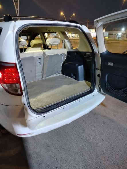 سلام عليكم
راف فور مديل 2008
وارد امريكي 
ضرره داير مال جاملق الخلفي ودوسه مال الباب فقط 
صبق حزام  
سياره جديده وحلوه 
مكينه 6 سلندر 
رقم بغداد باسمي 
تبريد ثلج تدفه 
دواخل عسلي 
ترايك وين مايعجبك شغل وطلع
مكان السيارة بغداد الكرخ 
سعر 105 وبيه مجال  
التواصل***********
