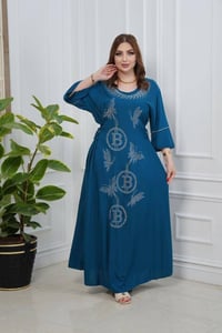 دشداشة نسائي • كشمير • 2XL-5XL