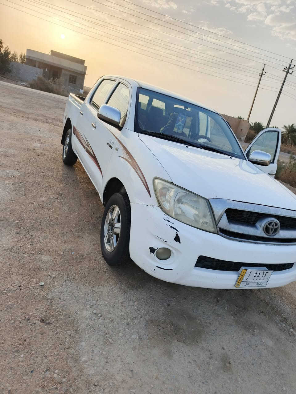 هايلوس 2009
بيكم ٢٠٠٩ سيارة كفالة بيها بارد وصبغ قليل وملاحضات بسيطة مكان السيارة البصرة الدير  السعر 140
 ***********
