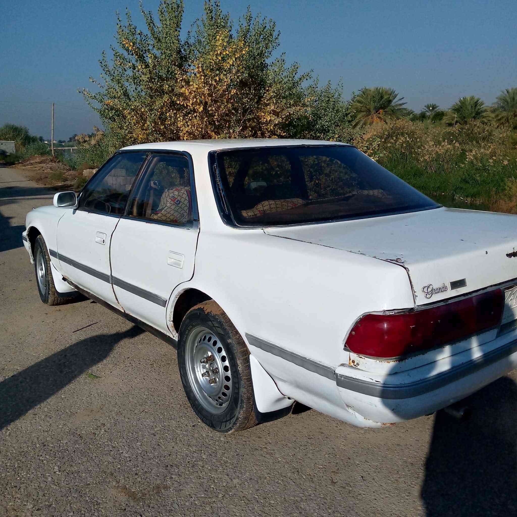 سلام عليكم سياره مارك مسطره 
مكينة وكير جاهزه 
سنويه بعدهي ما صاقطه 
مكان شطره بني زيد سعر 32
 تصل على‏‪***********‬‏
