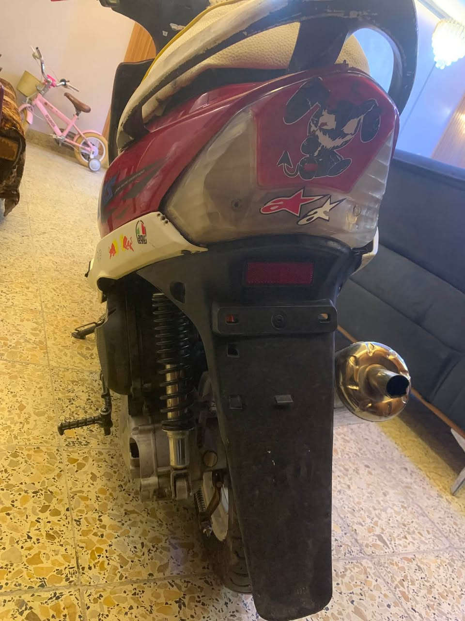 سلام عليكم ماكس عدله للبيع موديل 2006
عليه دزويد خارجي مكينه بلاديه 49mm نكره سلف بكل وقت

1- يدات بريك ساو كرزي🍒
 2-يدات بانزين ام تجوه
3 ويل ميشف ابيض اصلي ثقيل
4-صالصنه ستيل ام قرش🦈🦈
5-قلغ فلاوين اصفر 💛
6-شوته اربع ولف 🚀
7-كشن دوشمه اربع ولف سفنج عالي طيب🚀
8-كلجات رياضي احمر كرزي 🍒🍒
9-صدر رياضي الاصلي ثقيل  كرزي🍒
10- سوبر تفسيخ رياضي نار وشرار فصله🔥🔥

رايده 600 وبيه مجال مكاني بغداد دوره لل استفسار رقمي واتساب *********** دراجه موضحه الك بل تصوير نضيفه وعلى ايدي مال جناي دهن جديد امزويل لا نضوح ولا تبخير مكفوله

