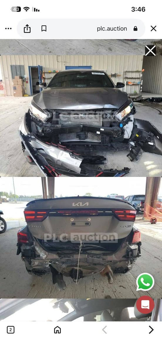 كيا فورتي جي تي لاين 2024
محرك 2000 دوش
دخول جديد
ماشيه19
حادثه دعاميه اماميه وخلفيه
بدون دواخل
صور الحادث مع المنشور
سونار موجود
السعر145
للاتصال ***********
العنوان بغداد الغزاليه
